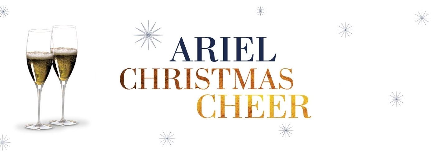 ARIEL CHRISTMAS CHEER! Brindisi e degustazione solidale on line con la Christmas BOX di ARIEL (SOLD OUT!)